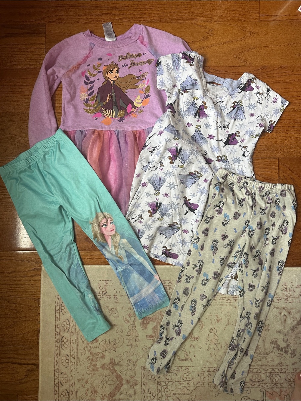 Frozen 2 Dresses and Pants size 4T bundle